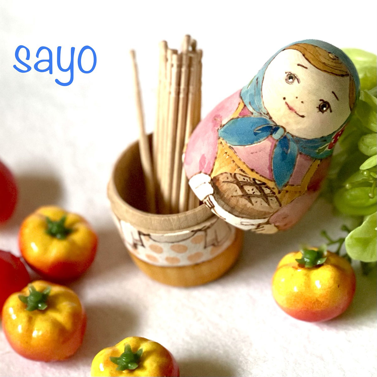 マトリョーシカ楊枝ケース